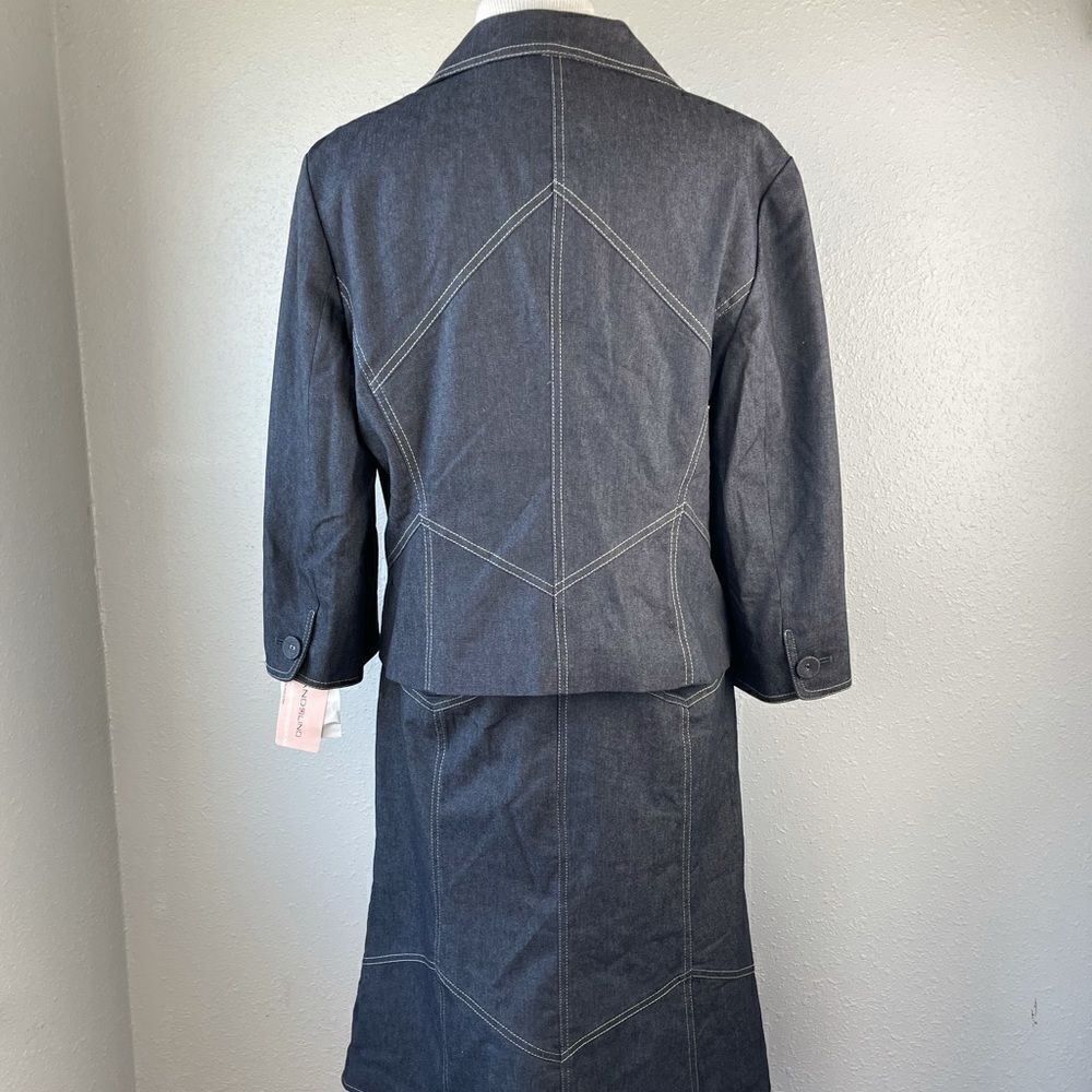 NWT Bandolino Matching Denim Jacket & Midi Skirt - Picture 9 of 16